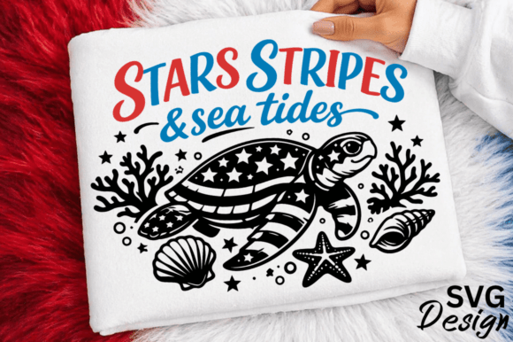 4th of July Patriotic Summer Turtle SVG Review