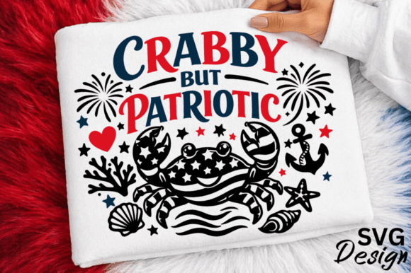 4th of July Summer Patriotic Crabby SVG Review