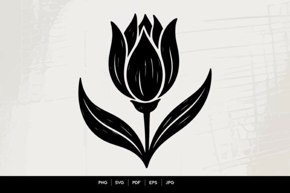 Bold Tulip Silhouette Icon: A Designer's Real-World Review