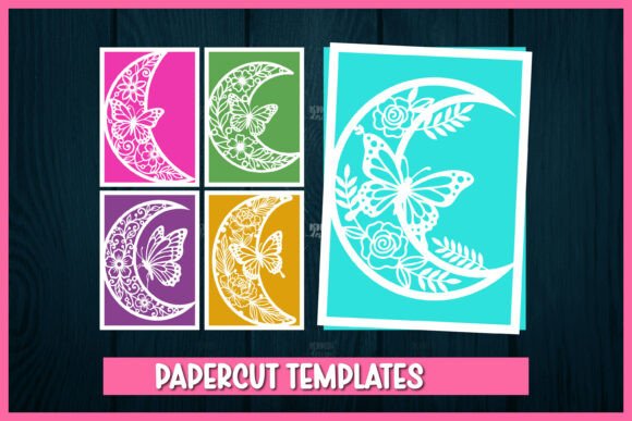 Butterfly Floral Crescent Moon Cards Review