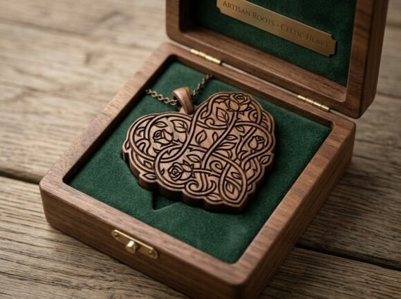 Celtic Floral Heart Pendant Laser Cut Review