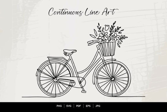 Continuous Line Floral Bicycle Review