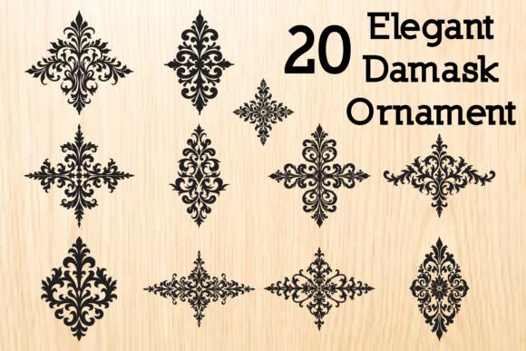 Elegant Damask Ornament Bundle Review