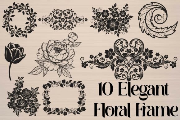 Elegant Floral Frame Review for Real Embroidery