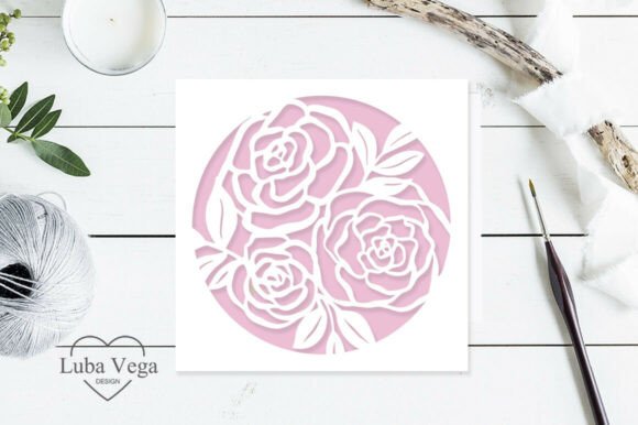 Floral Card Paper Cut Wedding Template Review