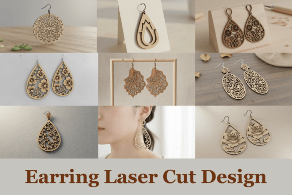 Floral Earring Cut File Pack Review