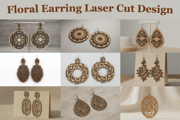 Floral Earring Laser Cut Design Bundle Review