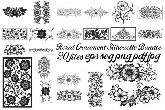 Floral Ornament Silhouette Bundle Review