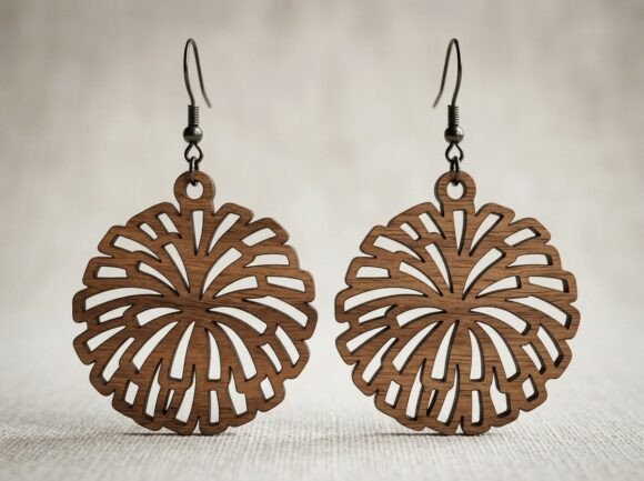 Floral Spiral Earring Laser Cut Design: A Designer's Real-World Review