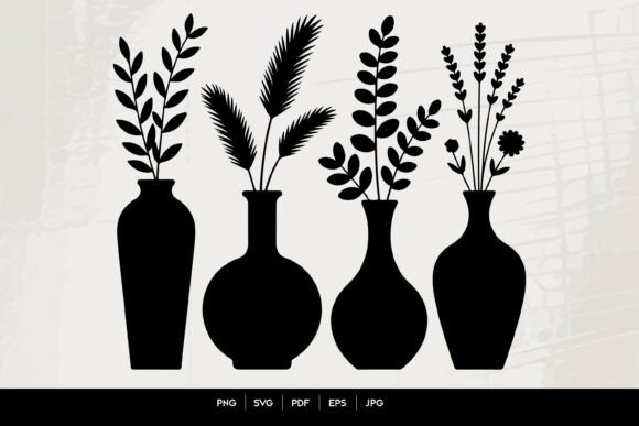 Floral Vase Silhouette Collection Review