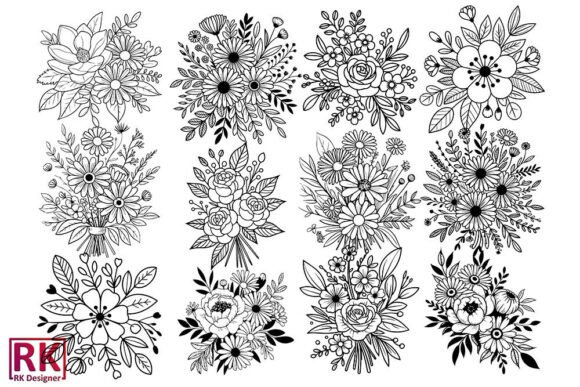 Flower Bouquet SVG Design Bundle Review