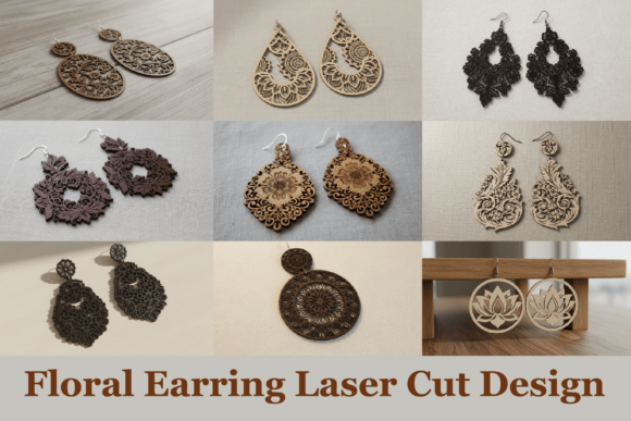 Flower Earrings Vector Set: A Designer's Real-World Review