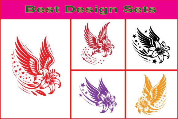 Flying Flower Wings SVG Design Review