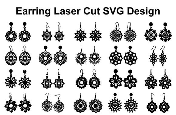 Mandala Earrings SVG Pack Review