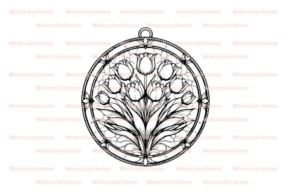 Tulip Suncatcher SVG Design Review